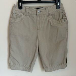 Sonoma Tan Bermuda Shorts Cargo Walking Hiking Outdoor Knee Length Dress Sz 6